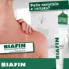 Biafin Emulsione cutanea - Crema lenitiva per le scottature e la pelle irritata, 100 ml