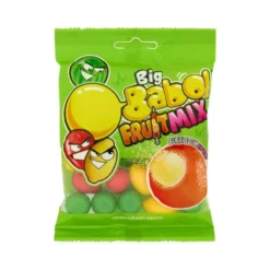 Big Babol Fruit Mix Bubble Gum Gomma Ripiena gusti assortiti, 80g
