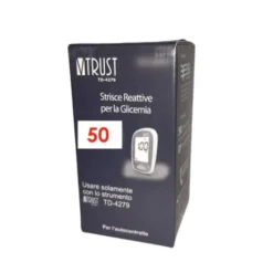 Biochemical System V-Trust - Strisce Misurazione Glicemia TD-4279, 50 Pezzi
