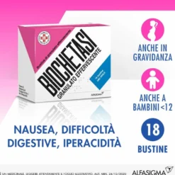 Biochetasi Granulato Effervescente per Disturbi Gastrici, 18 Bustine