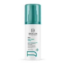Bioclin Pro Deo Talc - Deodorante spray antitraspirante per la sudorazione intensa, 100 ml