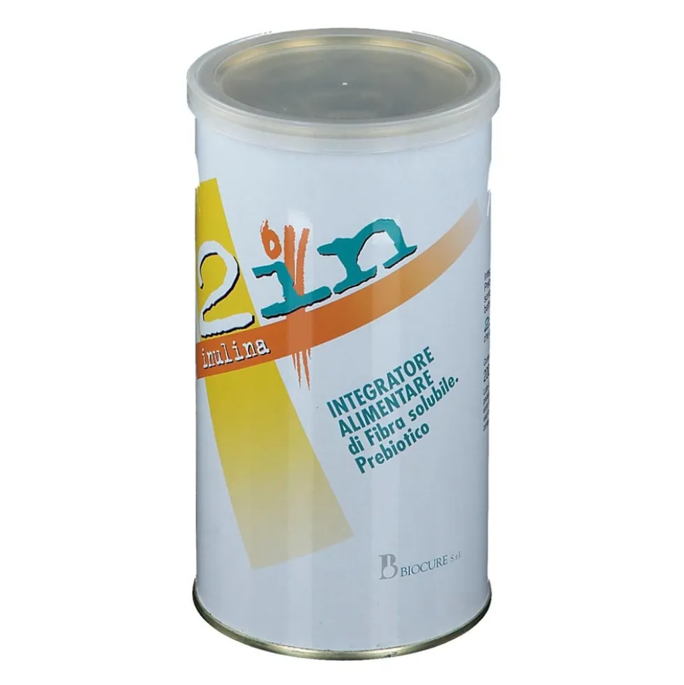 Biocure 2IN - Inulina Prebiotico Integratore Alimentare, 200g