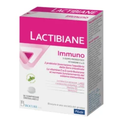 Biocure Lactibiane - Immuno Integratore Alimentare, 30 Compresse