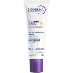 Bioderma Cicabio Crema+ SPF50+ - Crema riparatrice e lenitiva contro l'iperpigmentazione, 30 ml