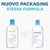 Bioderma Hydrabio H2O - Acqua micellare idratante e struccante per il viso e gli occhi, 500 ml