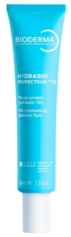Bioderma Hydrabio Perfecteur SPF30 Fluido idratante e illuminante per il viso, 40ml