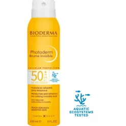 Bioderma Photoderm - Brume Invisible Spray Invisibile SPF50+ Protezione Solare Molto Alta, 150ml
