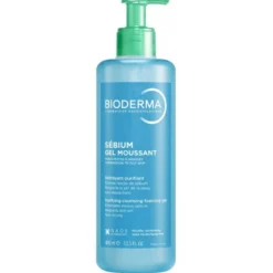 Bioderma Sébium Gel Moussant - Gel detergente purificante per pelle mista e grassa, 400ml