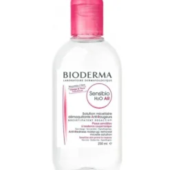Bioderma Sensibio H2O AR - Acqua micellare detergente e anti-rossore per la pelle sensibile, 250 ml