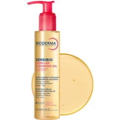 Bioderma Sensibio Olio Micellare - Olio struccante viso e occhi per la pelle sensibile, 150 ml