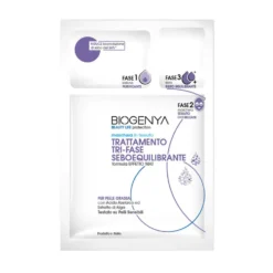 Biogenya Beauty Life Protection - Trattamento tri-fase sebo-equilibrante per il viso, 1 kit