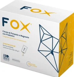 Biohealth Fox - Integratore per la flora intestinale e l'equilibrio elettrolitico, 20 bustine