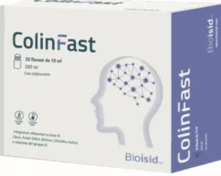 Bioisid Colinfast Integratore Fosfatidilcolina Acido Folico e Vitamine B, 20 Flaconcini