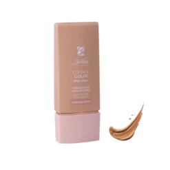 Bionike Defence Color Mat Velvet Fondotinta Opacizzante per Pelle Grassa Mista Sensibile Allergica Colore 05 Honey, 30ml
