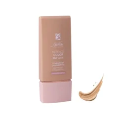 Bionike Defence Color Mat Velvet Fondotinta Opacizzante per Pelle Grassa Mista Sensibile Allergica Colore 03 Sand, 30ml