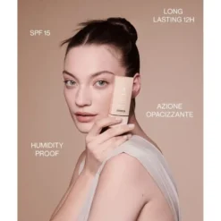 Bionike Defence Color Mat Velvet Fondotinta Opacizzante per Pelle Grassa Mista Sensibile Allergica Colore 03 Sand, 30ml