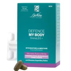 BioNike Defence My Body Drenaleg+ - Integratore per il microcircolo e gambe pesanti, 60 compresse