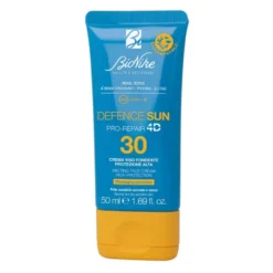 Bionike Defence Sun - Crema Viso Fondente SPF30 Protezione Alta, 50ml