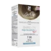 BioNike Shine On HS Plus 7.00 Biondo - Tinta permanente per capelli sensibili, kit 75 ml e 50 ml