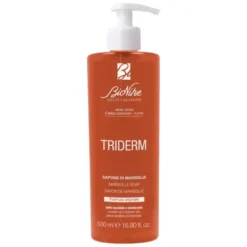 Bionike Triderm Sapone Marsiglia - Sapone liquido per le pelli sensibili e intolleranti, 500 ml