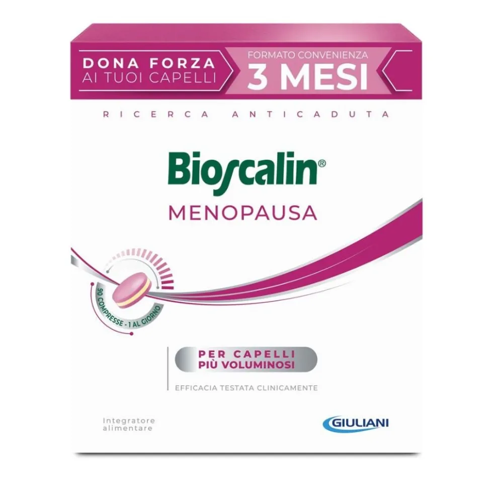 Bioscalin Menopausa - Integratore Alimentare per Capelli Voluminosi, 90 compresse