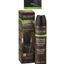 Bios Line Biokap Nutricolor - Spray Ritocco Capelli Nero, 75ml