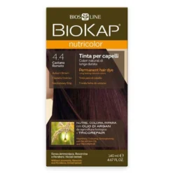 Bios Line Biokap Nutricolor - Tinta Capelli 4.4 Castano Ramato, 140ml