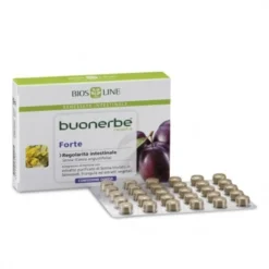 Bios Line buonerbe regola forte - Integratore per la regolarità intestinale, 30 compresse