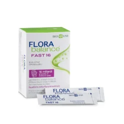 Bios Line Flora Balance Fast 16 - Integratore per la flora intestinale, 10 bustine