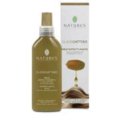 Bios Line Nature's - Olio di Dattero Spray ristrutturante per i capelli secchi, 125 ml