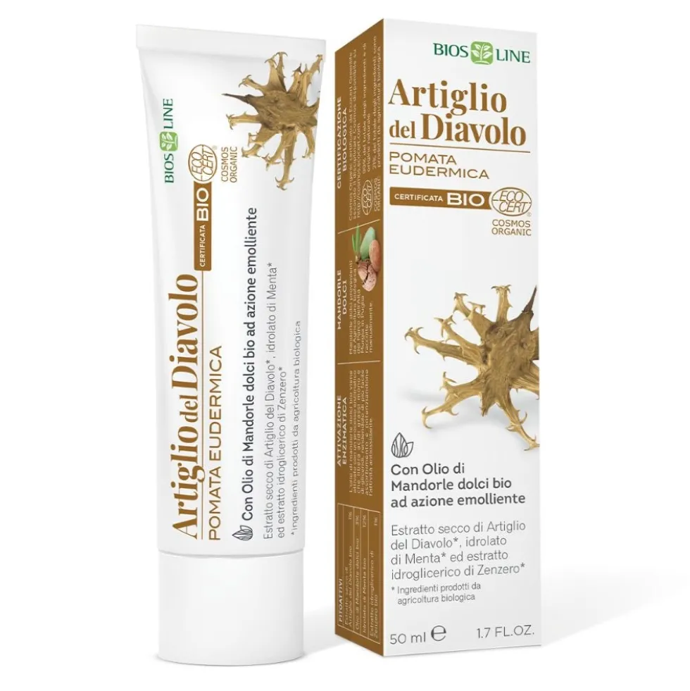 Bios Line Pomata Eudermica Artiglio del Diavolo Bio, 50ml