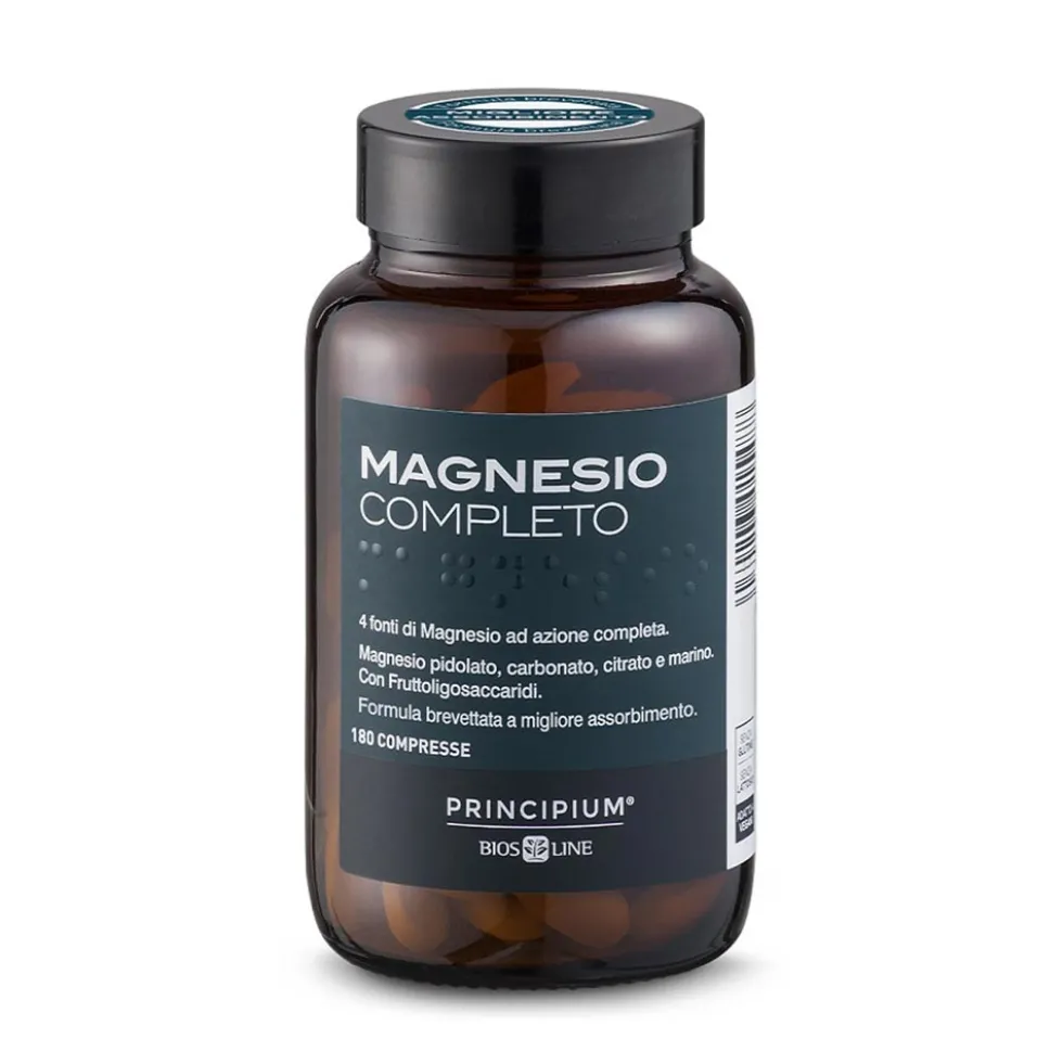 Bios Line Principium Magnesio Completo Integratore Magnesio, 180Compresse