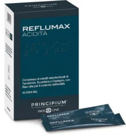 Bios Line Principium Reflumax - Integratore Reflumax Bios Line per l'acidità gastrica, 10 stick