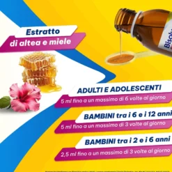 Bisolvon Duo Emolliente Sciroppo Contro Tosse e Gola Irritata Adulti e Bambini 2+, 100ml