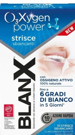 BlanX OXygen Power Strisce Sbiancanti, 10 strisce