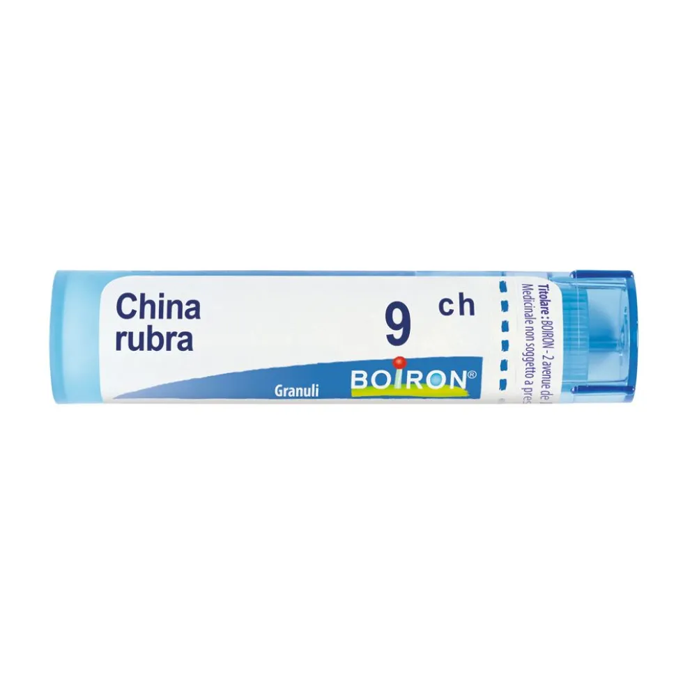 Boiron China Rubra 9 CH - Rimedio omeopatico in granuli, tubo da 4 g