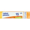 Boiron Ledum Palustre 15 CH medicinale omeopatico ad azione antidolorifica e repellente, 80 granuli