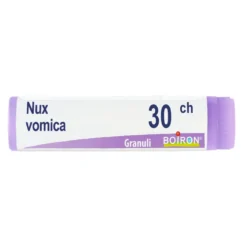 Boiron Nux Vomica 30 CH - Granuli omeopatici per uso orale, contenitore monodose da 1 g