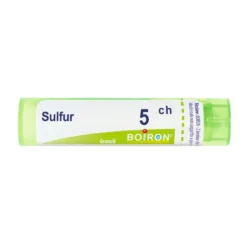 Boiron Sulfur 5 CH - Medicinale omeopatico multidose da 4 g, 80 granuli