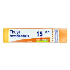 Boiron Thuya Occidentalis 15CH - Granuli omeopatici ad azione depurativa, tubo da 4 g