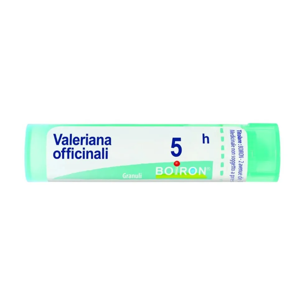 Boiron Valeriana officinalis 5CH - Granuli omeopatici per il riposo notturno, tubo da 4 g