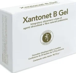 Bromatech Xantonet B Gel - Integratore per il transito e la flora intestinale, 24 bustine