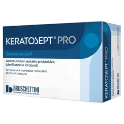 Bruschettini Keratosept Pro Gocce oculari lubrificanti e protettive, 15 flaconcini