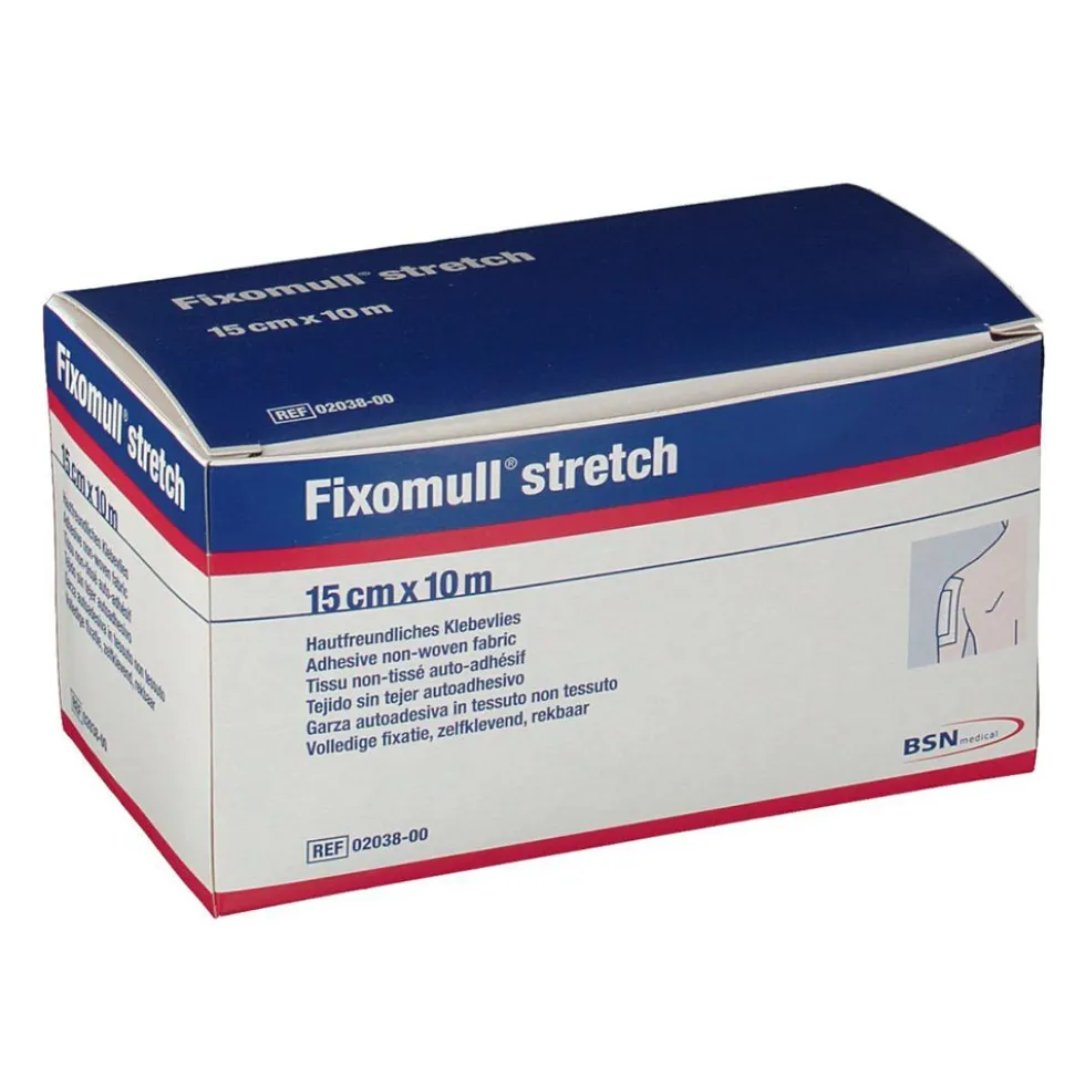 Bsn Medical Fixomull Stretch Garza Autoadesiva TNT 10m x 15cm