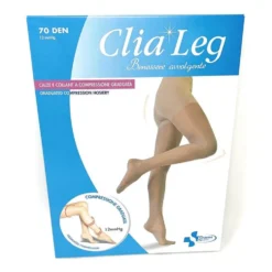 Budetta Farma CliaLeg - Collant 70 den 12 mmHg Taglia 3 colore Nero