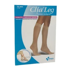 Budetta Farma CliaLeg - Gambaletto 70 den 12mmHg Taglia 4 colore Clear