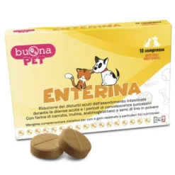 Buona Pet Enerina Mangime Complementare per Cani e Gatti, 10 compresse