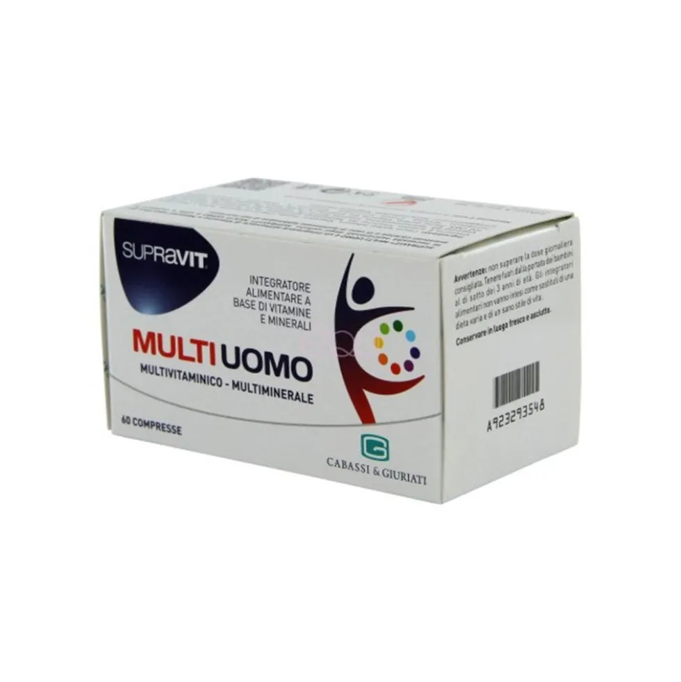 Cabassi & Giuriati Supravit - Multi Uomo Integratore Alimentare, 60 Compresse