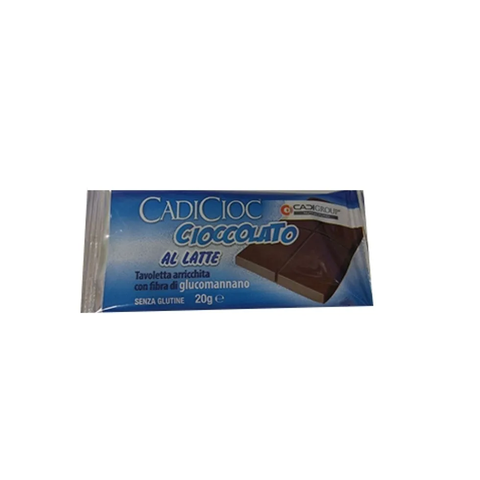 CaDi Group Cadicioc Barretta Cioccolato Al Latte Senza Glutine 20 g