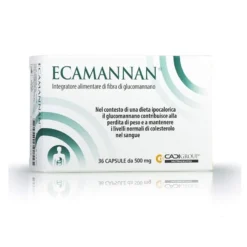 CaDi Group Ecamannan Integratore di Glucomannano Controllo del Peso, 36 capsule